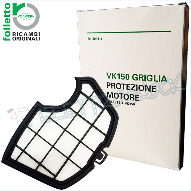Vorwerk Griglia Protezione Filtro Motore 49013 Originale Folletto VK140 VK150